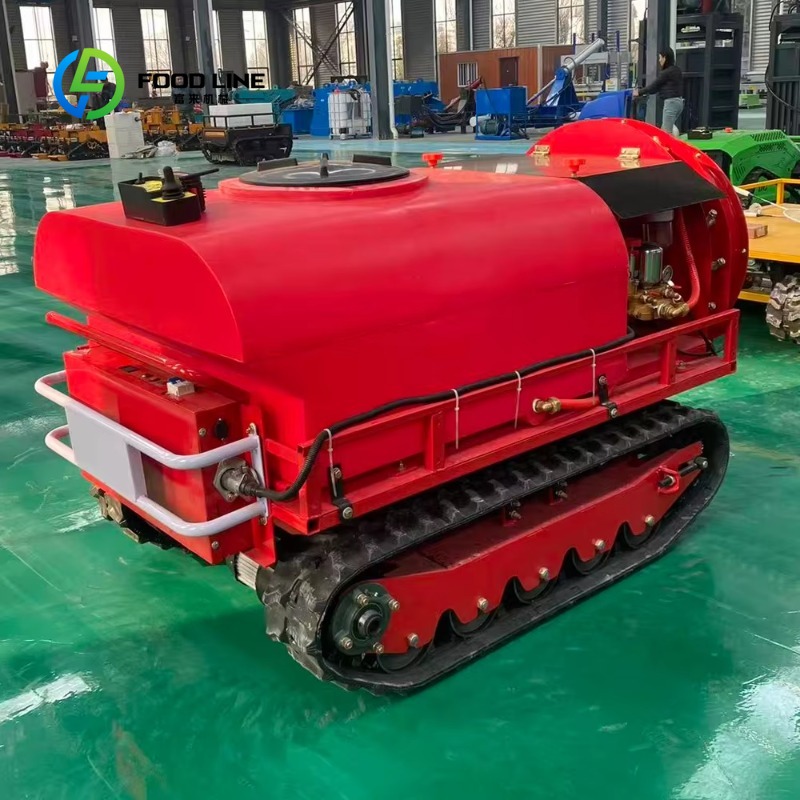 Agriculture Farming Robot - Robot Penyemprot Kebun Otomatis Beroda Rantai