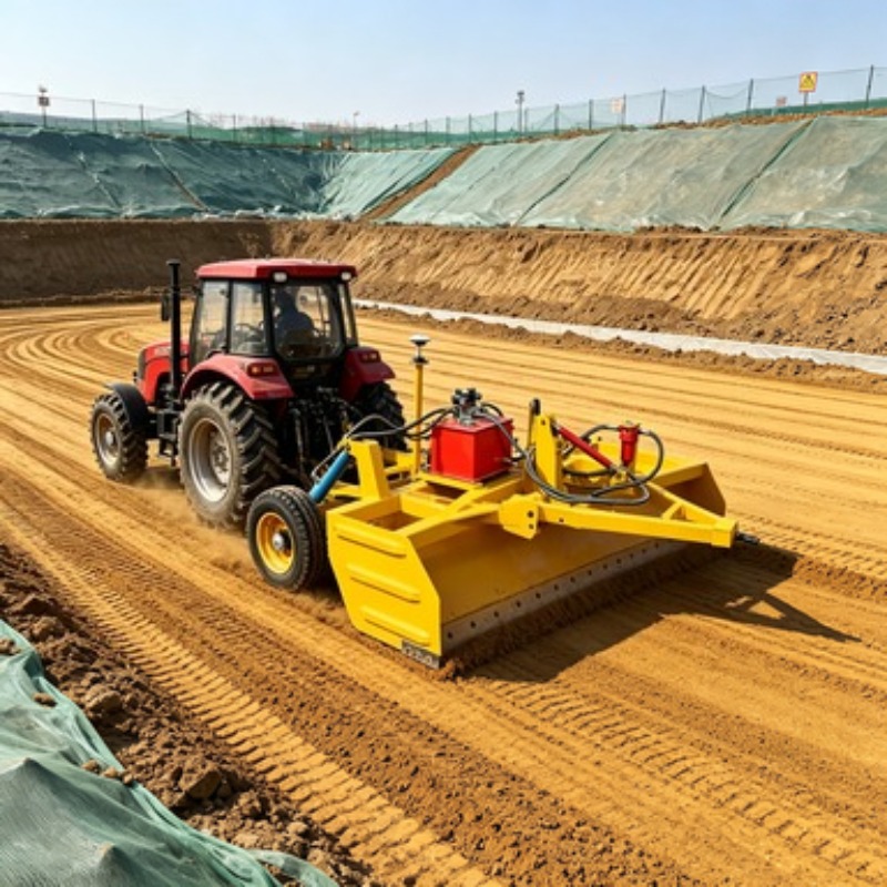 Agriculture Farming Land For Sale - Laser Land Leveler dengan Roda Pertanian